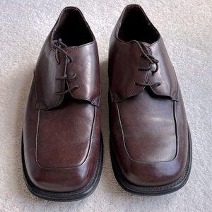 Hunter’s Bay Men's Brown Leather Dress Shoes